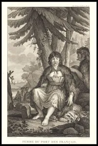 Woman from Port des Francais, Historical