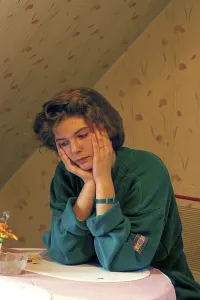 Woman with problems, depressive