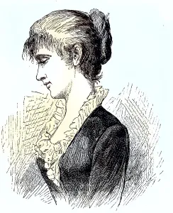 Woman, saleswoman in a shop according to her line of business
