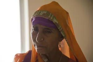 Woman of vidhwa mahila ashram, mathura