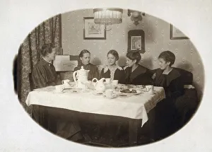 Women drinking coffee, ca. 1917