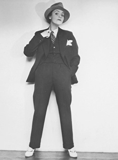 Women in mens fashion in the 1930s