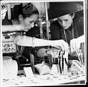Women at Shop, Switzerland, 1980, Europe