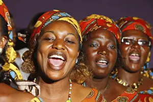 Women singing, church choir, wedding