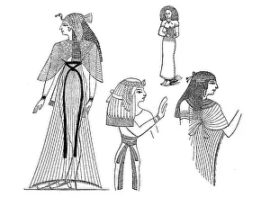 Women's costumes in ancient Egypt