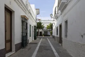 Wonderful old town in white Mediterranean style