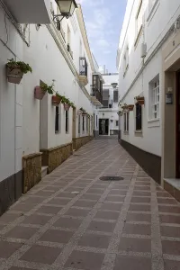 Wonderful old town in white Mediterranean style
