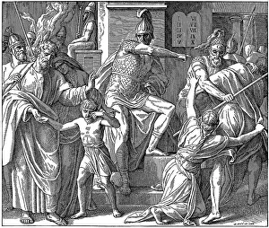 Woodcut, Antioch, First Book of the Maccabee