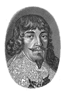 Woodcut, Bernard of Saxe-Weimar