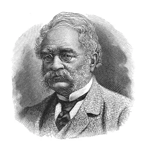 Woodcut, Ernst Werner Siemens, portrait