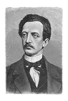 Woodcut, Ferdinand Lassalle, portrait