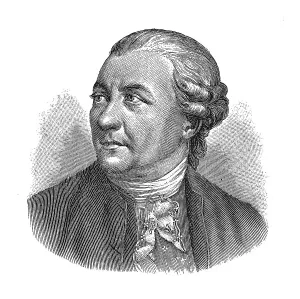 Woodcut, Friedrich Gottlieb Klopstock, portrait