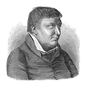 Woodcut, Karl Wilhelm Friedrich von Schlegel
