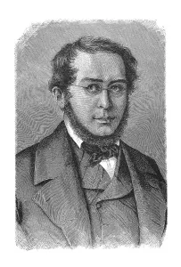 Woodcut, Pierre Joseph Proudhon, portrait