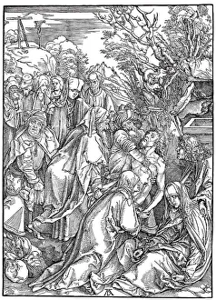 Woodcuts of the Great Passion, the Entombment