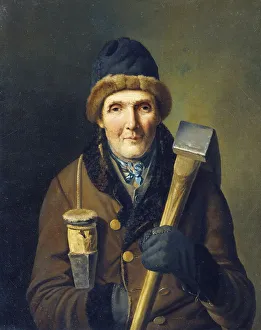The Woodcutter, Painting by Eduard Ritter
