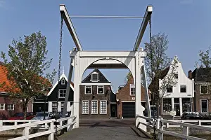 Wooden drawbridge, lift bridge
