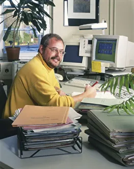 The work of the employees in the tax office