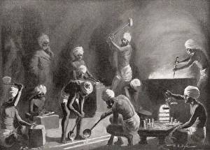Workers coining money in 1510