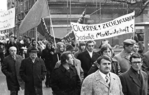 A workers meeting in the wash-house of the Monopol colliery on 18 November 1973 in Kamen was replaced by a