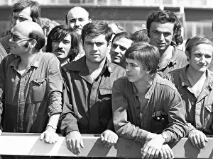 Many workers at the Opel factory in Bochum - here on 23 August 1973 - also took part in the wildcat strikes that swept