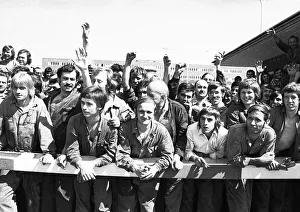 Many workers at the Opel factory in Bochum - here on 23 August 1973 - also took part in the wildcat strikes that swept