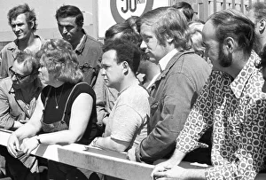 Many workers at the Opel factory in Bochum - here on 23 August 1973 - also took part in the wildcat strikes that swept