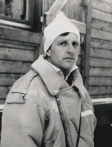 World Cup, ski jumping, portrait of Rudi Tusch coach of the German Ski Association in 1988, Germany, Europe