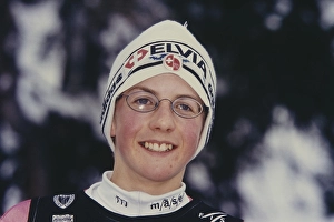 World Cup, Ski Jumping, portrait of the ski jumper Simon Amman Switzerland in 1998, Germany, Europe