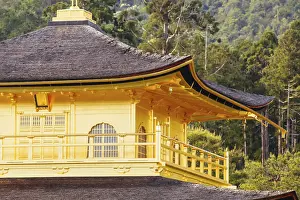 The world famous Kinkakuji Temple (The Golden Pavilion) in Kyoto