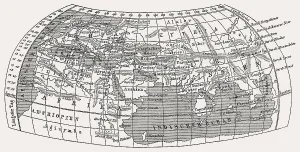 World map by Claudius Ptolemy, c