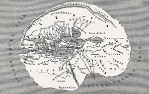 World map by Herodotus of Halicarnassus