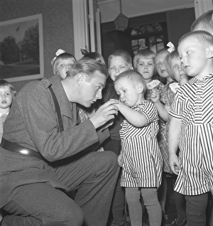 World War 2 in Europe. Finnish children in Sweden