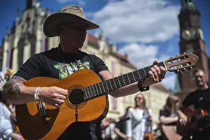 WROCLAW, POLAND - MAY 1, 2025: World Guitar Record concert