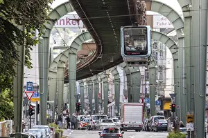 Wuppertal suspension railway in Vohwinkel - Wuppertal