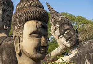 Xieng Khuan Buddha Park, Vientiane, Laos, Asia