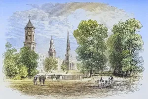 Yale College, New Haven Connecticut in the 1870s