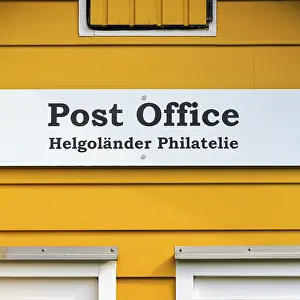 Category Historic EN Prints: Yellow lobster shack, sign with inscription post office