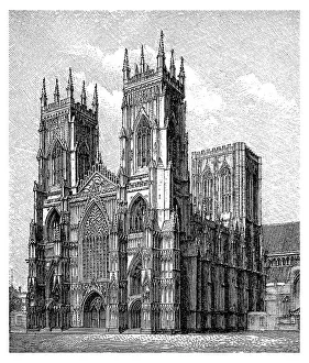 York Cathedral, built from 1291 to 1410