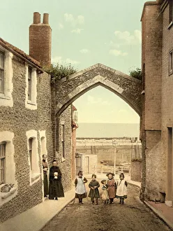 York Gate in Broadstairs, small town in the county of Kent in southeast England