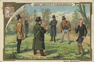 When there are six of you, men in a duel with pistols