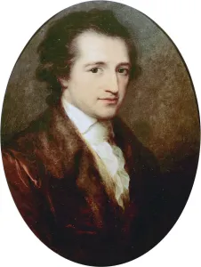 The young Johann Wolfgang von Goethe (28 August 1749 - 22 March 1832)