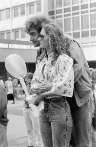 Young people, 1st May 1989, Leipzig