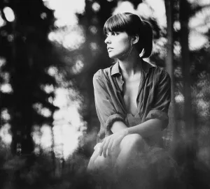 Young woman, East Germany, around 1986
