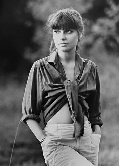 Young woman, East Germany, around 1986