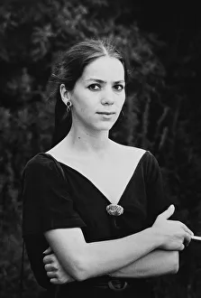 Young woman, East Germany, around 1986