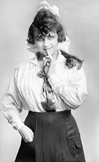 Young Woman Flirting, 1920s, Germany, Europe