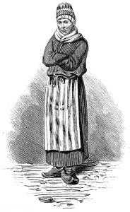 Young woman, Norway, traditional dress