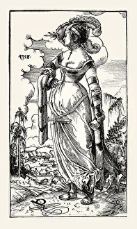 Young woman, series of foolish virgins