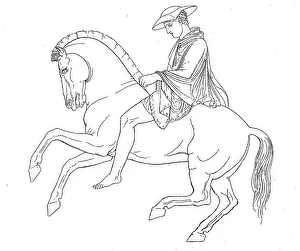 Youthful Athenian Horseman with Hat and Champs